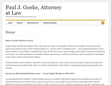 Tablet Screenshot of paulgoekelaw.com